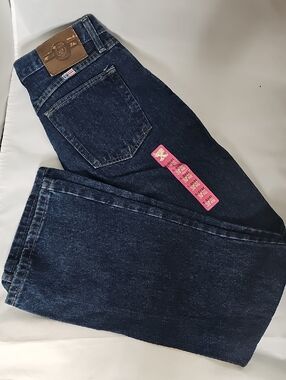Twenty Slim Fit Low Rise Jeans - Dark Blue with Red Tag